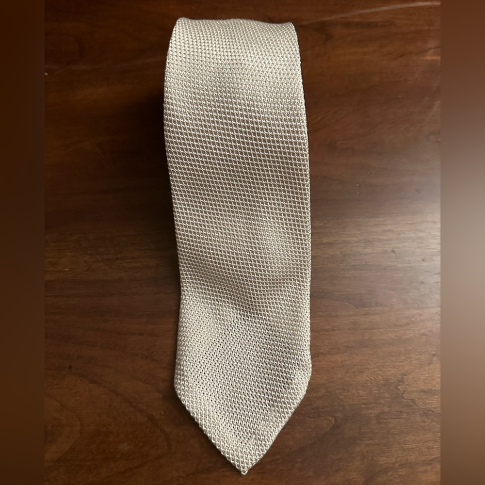 Light Brown Grenadine Tie